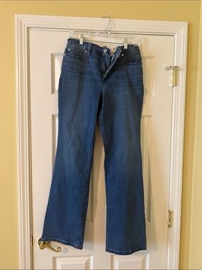 INC International Concepts Dark Blue Boot Cut Jeans